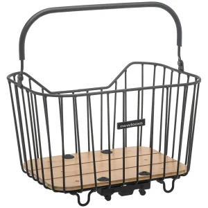 New Looxs Fietsmand Palermo 24 Liter 40 X 22 X 27,5 Cm - Zwart