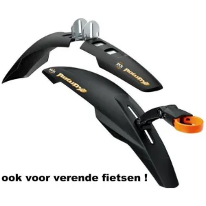 SKS Spatbordset 20/24 Rowdy Verend Pvc - Zwart