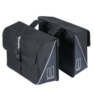 Basil Dubbele Fietstas Forte 35 Liter 41 X 15 X 34 Cm - Zwart